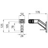 Aspöck Superpoint IV LED, 12 V, links, rot/weiß/gelb, 1,00 m, DC - 31-3109-014 - 313109014 - 31-3109-017 - 313109017