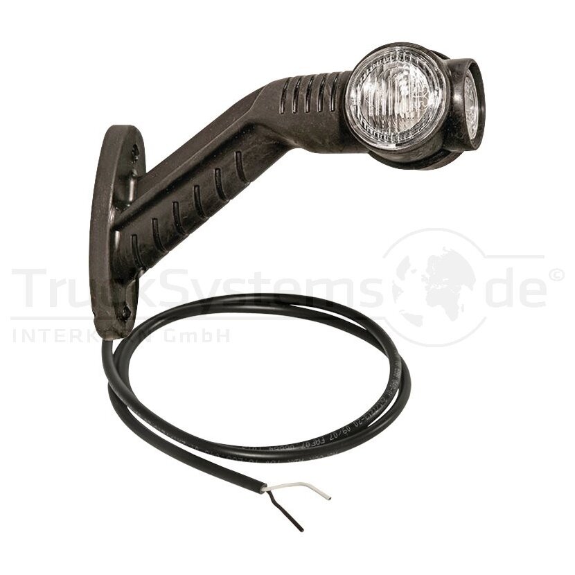 Aspöck Superpoint III LED, 24 V, re, rot/weiß/gelb, 4,00 m, open end, OEM - 31-3302-007 - 313302007 - 31-3302-001 - 313302001