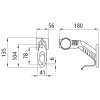 Aspöck Superpoint III LED, 24 V, li, rot/weiß/gelb, 4,00 m, open end, OEM - 31-3303-007 - 313303007 - 31-3303-001 - 313303001