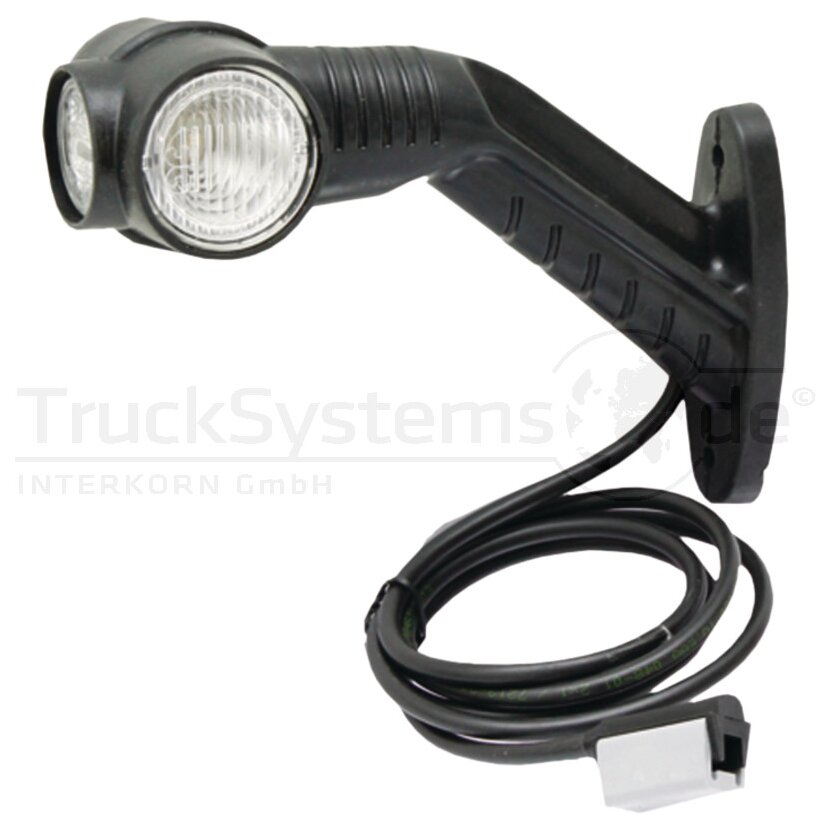 Aspöck Superpoint III LED, 24 V, rechts, rot/weiß/gelb, 1,25 m, P&R, OEM - 31-3304-054 - 313304054 - 31-3304-057 - 313304057