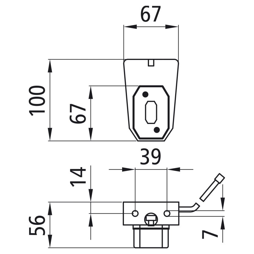 Aspöck Flexipoint I LED, 9-33V, Posileuchte weiß, 0,50m, DC, mit Halter - 31-6369-027 - 316369027 - 31-6369-021 - 316369021