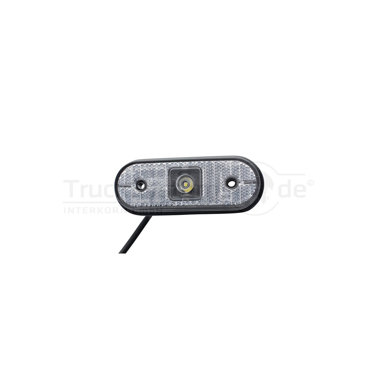 ASPÖCK Unipoint LED, 24 V, Positionsleuchte weiß, 1,50 m, 3-pol