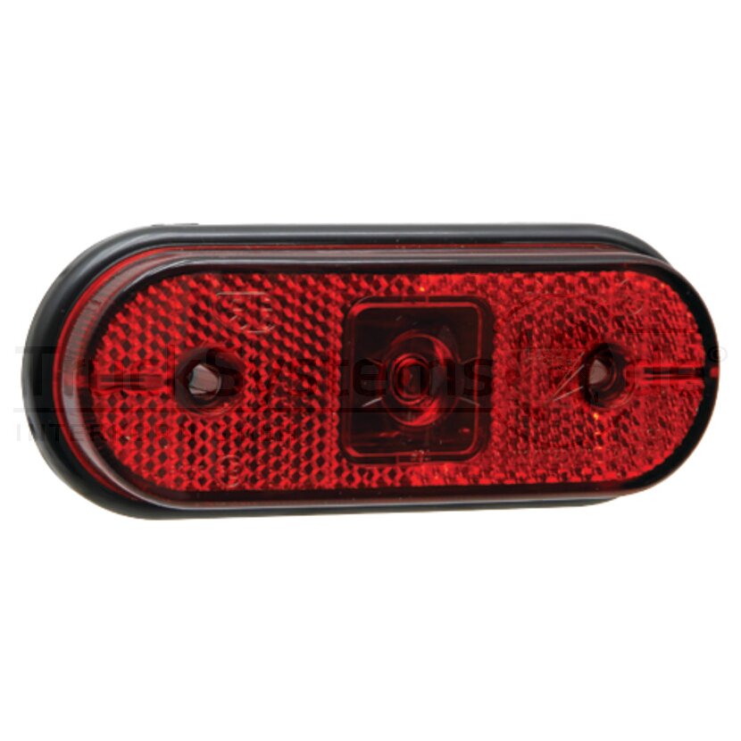 Aspöck Unipoint LED, 24 V, Positionsleuchte rot, 0,50 m, P&R, OEM - 31-7804-017 - 317804017 - 31-7804-011 - 317804011