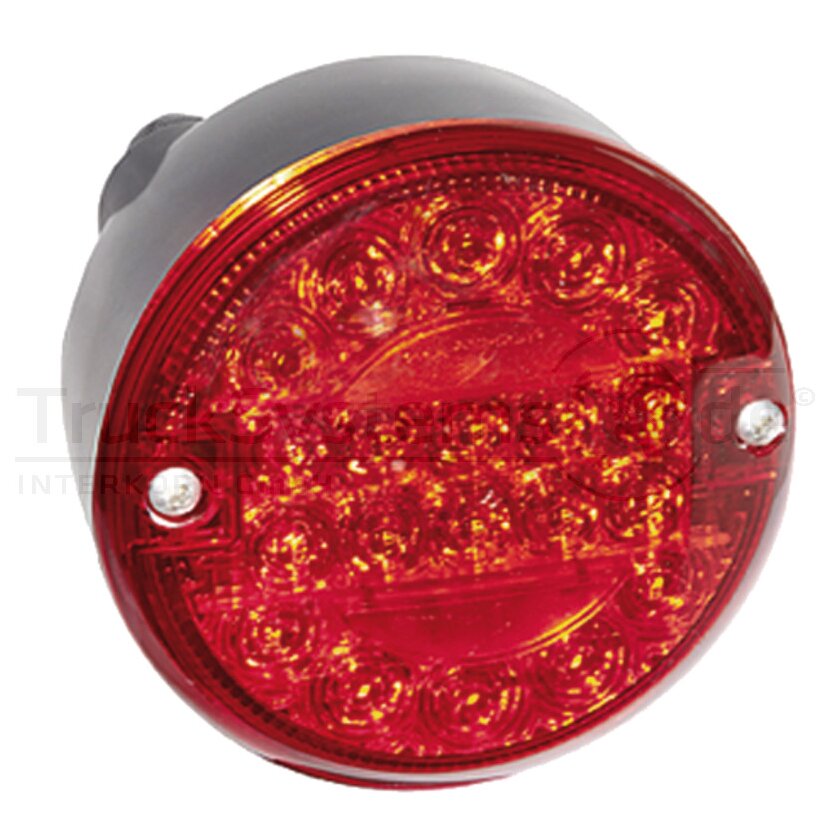 Aspöck Nebelschlussleuchte LED, 12/24 V, 140 mm Durchmesser, 1,50 m, 2-polig ASS - 37-8407-007 - 378407007 - 37-8407-001 - 378407001