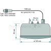 Aspöck Nebelschlussleuchte LED, 12/24 V, 140 mm Durchmesser, 1,50 m, 2-polig ASS - 37-8407-007 - 378407007 - 37-8407-001 - 378407001