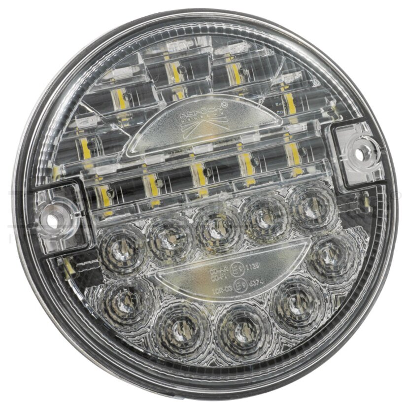 ASPÖCK 2-Funktionsleuchte LED, 12/24 V, 140 mm Ø, 0,15 m, 7-pol. ASS - 39-7007-007 - 397007007