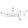 Aspöck Innenleuchte LED, 24 V, Kabel 0,25 m, P&R - 39-8704-004 - 398704004 - 39-8704-007 - 398704007