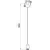 Aspöck Versorgungskabel, 15-polig Steckdose, 17-polig ASS LP 20, 1000 mm - 53-6768-017 - 536768017 - 53-6768-011 - 536768011