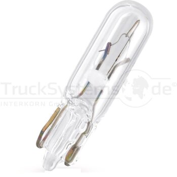 PHILIPS Anzeigenlampe 12V 1 2W 12516CP 12 Volt