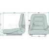 Sitz Grammer B12 Kunstleder schwarz - 2401127770