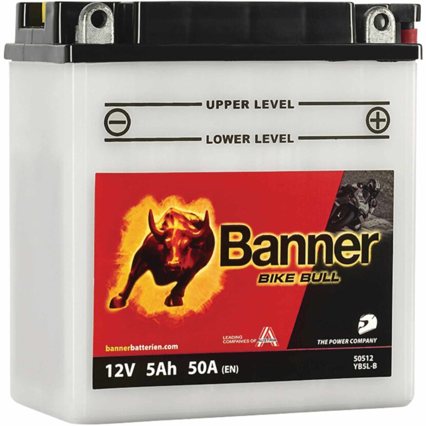 BANNER Motorradbatterie Banner 12V 5Ah - 020505120100