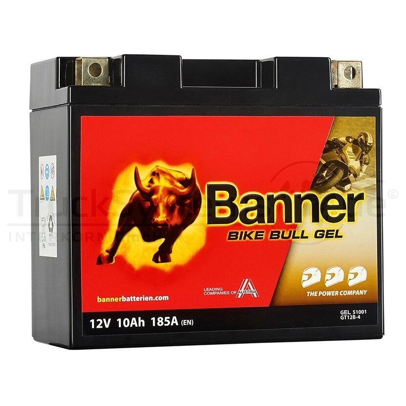 BANNER Batterie Motorrad 12V 10 AH - 023510010101
