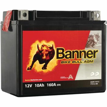 BANNER Motorradbatterie Banner 12V 10Ah  - 021510120100