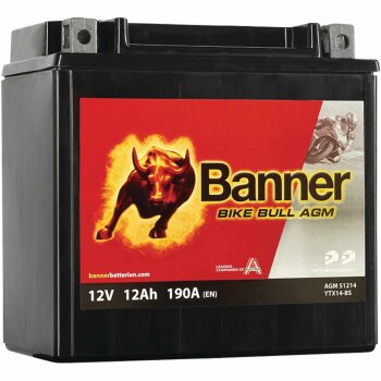 BANNER Motorradbatterie Banner 12V 12Ah  - 021512140100