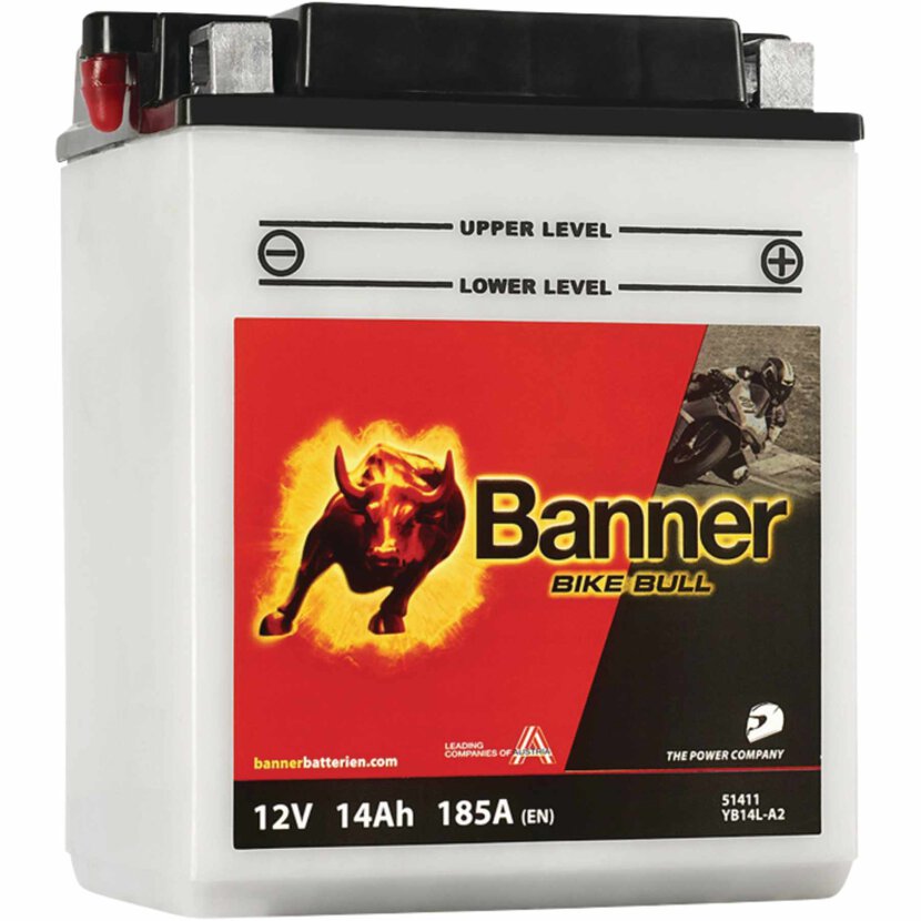 BANNER Motorradbatterie 12V 14Ah - 020514110100
