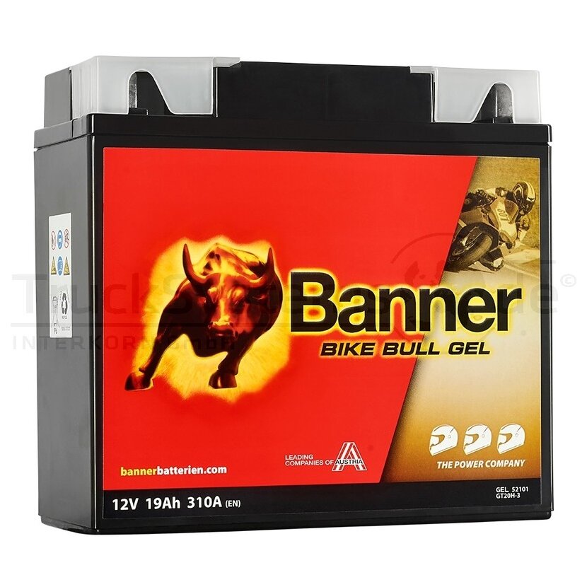 BANNER Motorradbatterie Banner 12V 19Ah - 023521010101