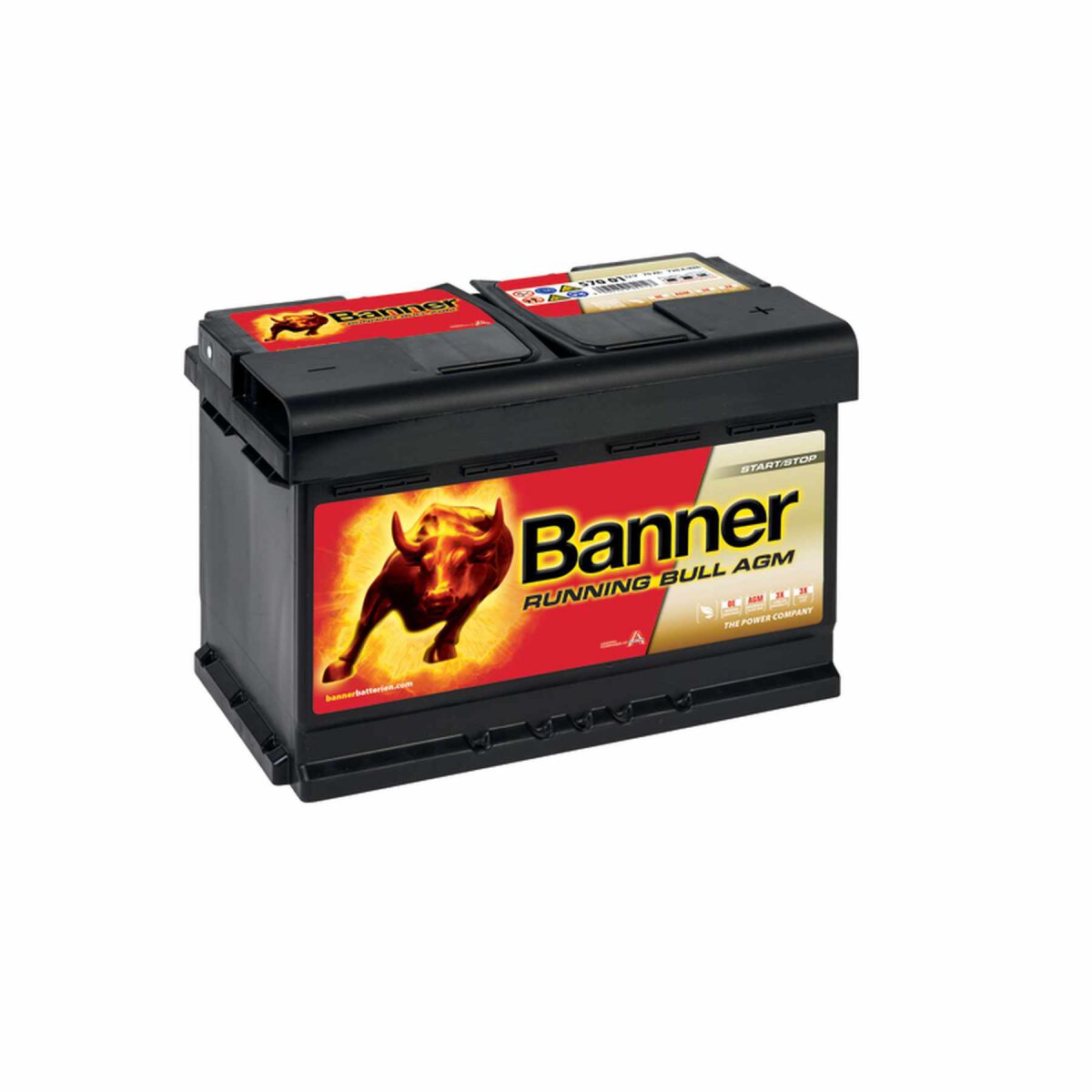 BANNER Start - Stop Batterie Vliesbatterie 70Ah - 016570010101