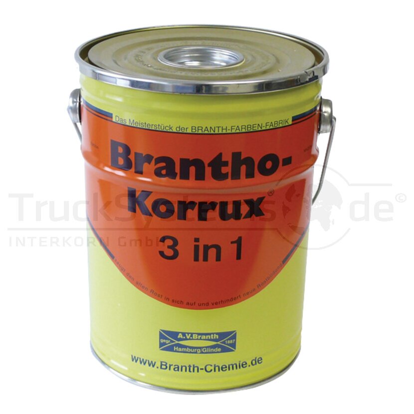 BRANTH Brantho Korrux 3in1 RAL3020 5 Liter - 4.2 BRA-RAL3020 - 42BRARAL3020