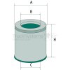 MANN-FILTER Luftfilter C 1250 - C1250 für 0170.8901.0
