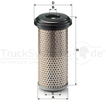 MANN-FILTER Luftfilter C 13 114 - C13114 für 4541565