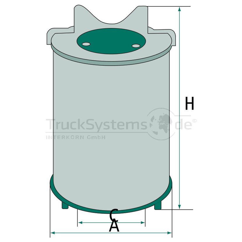MANN-FILTER Luftfilter C 14 130 - C14130 für 1F0 129 620