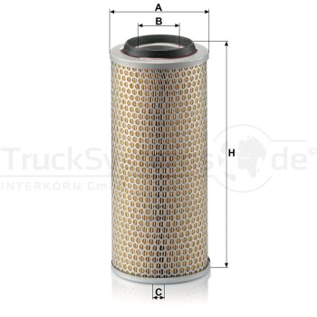 MANN-FILTER Luftfilter C 15 165/3 - C15165/3 für...