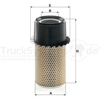 MANN-FILTER Luftfilter C 16 190 x - C16190x für 8...