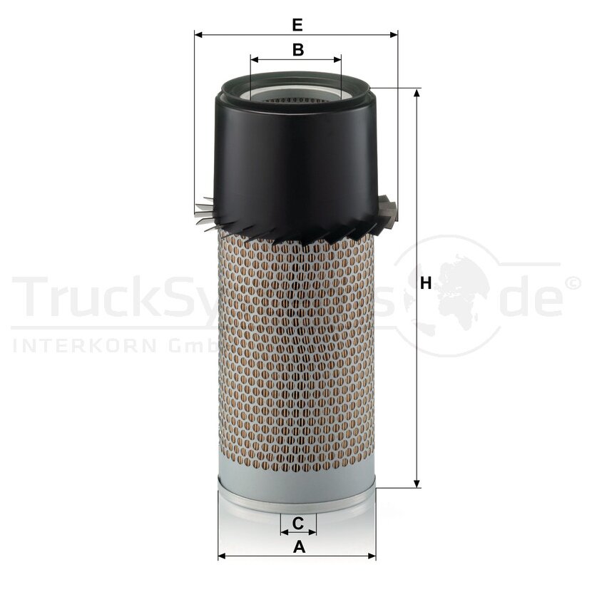 MANN-FILTER Luftfilter C 16 335 - C16335 für 87704240