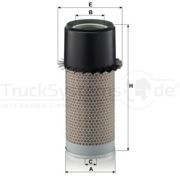 MANN-FILTER Luftfilter C 16 335 - C16335 für 87704240