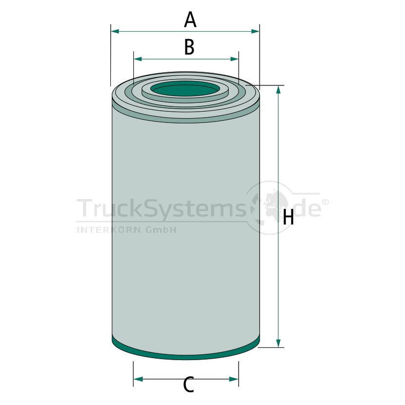 MANN-FILTER Luftfilter C 17 201/3 - C17201/3 für 044 129 620