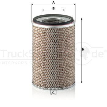 MANN-FILTER Luftfilter C 24 719 - C24719 für 1909136