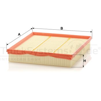 MANN-FILTER Luftfilter C 27 161 - C27161 für 1373 667