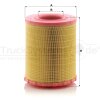 MANN-FILTER Luftfilter C 29 010 KIT - C29010KIT für 002 094 07 06