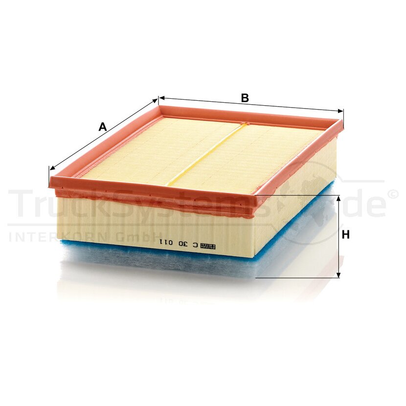 MANN-FILTER Luftfilter C 30 011 - C30011 für 16546-00Q1L