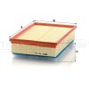 MANN-FILTER Luftfilter C 30 011 - C30011 für 16546-00Q1L