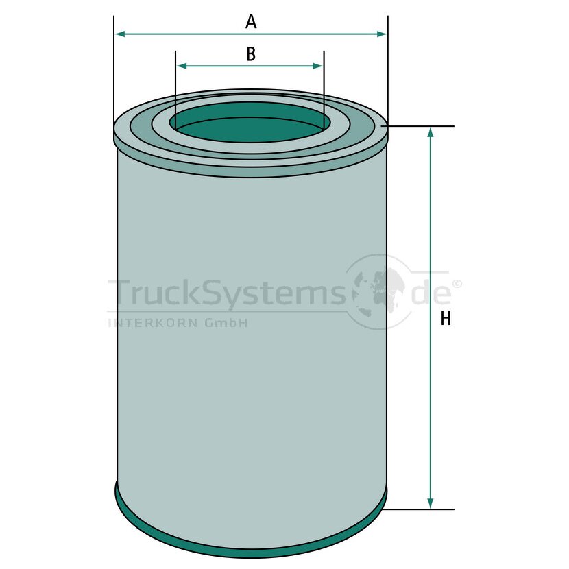 MANN-FILTER Luftfilter C 30 1353 - C301353 für 81.08304-0083