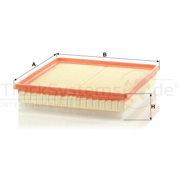 MANN-FILTER Luftfilter C 30 163 - C30163 für...