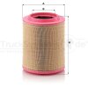 MANN-FILTER Luftfilter C 33 1460/1 - C331460/1 für 21115483