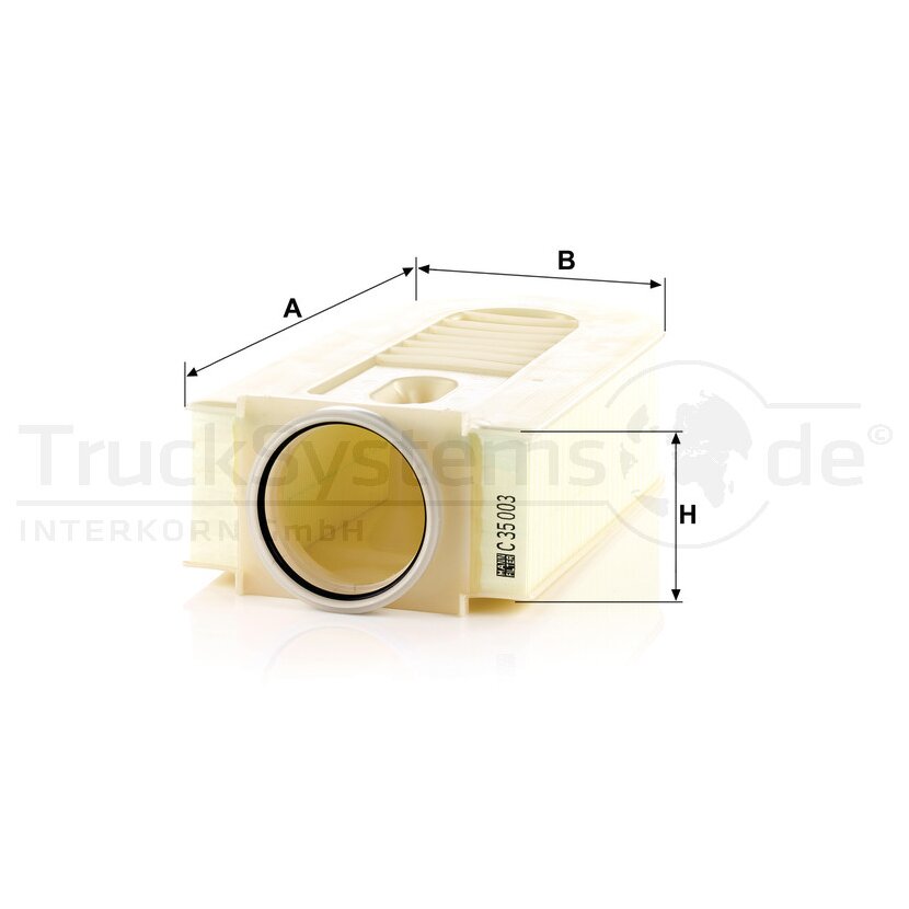MANN-FILTER Luftfilter C 35 003 - C35003 für 651 094 00 04