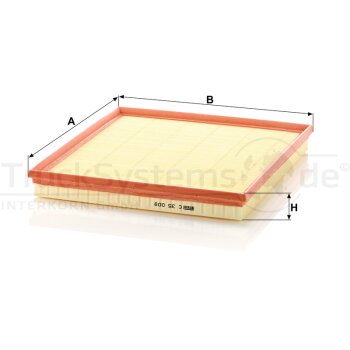 MANN-FILTER Luftfilter C 35 009 - C35009 für 1731 778