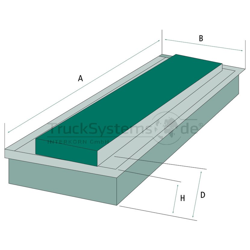 MANN-FILTER Luftfilter C 60 345 - C60345 für 002 094 93 04