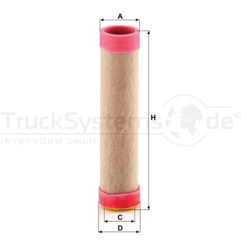 MANN-FILTER Sekundärluftfilter CF 100 - CF100...