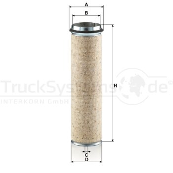 MANN-FILTER Sekundärluftfilter CF 1000 - CF1000...