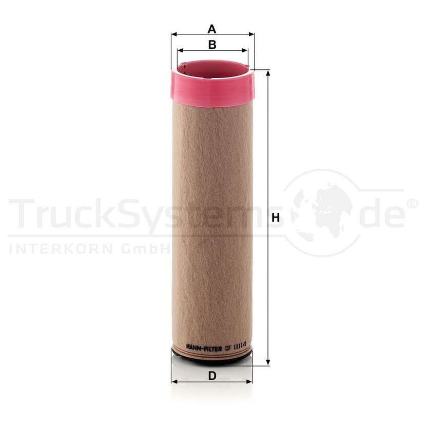 MANN-FILTER Sekundärluftfilter CF 1111/2 - CF1111/2 für 0.900.0059.2
