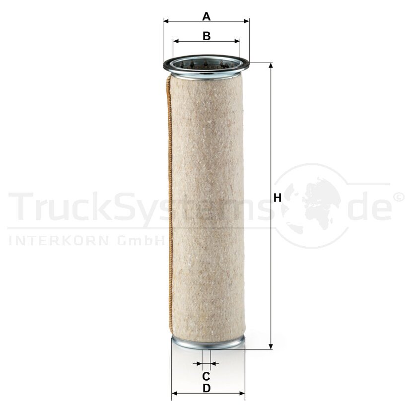 MANN-FILTER Sekundärluftfilter CF 1122 - CF1122 für 70267953
