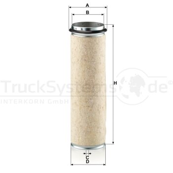 MANN-FILTER Sekundärluftfilter CF 1200 - CF1200...