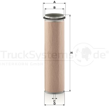MANN-FILTER Sekundärluftfilter CF 1300 - CF1300...