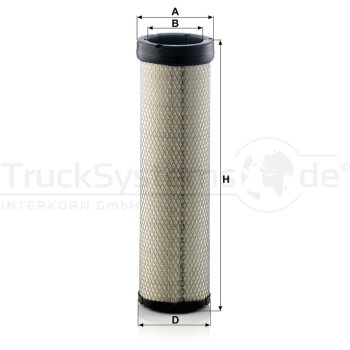 MANN-FILTER Sekundärluftfilter CF 14 002 - CF14002...