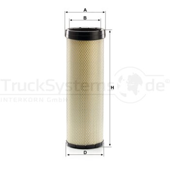 MANN-FILTER Sekundärluftfilter CF 1720 - CF1720...