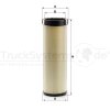 MANN-FILTER Sekundärluftfilter CF 1720 - CF1720 für 133 5680